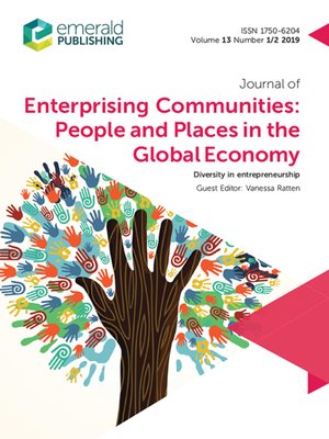 cover image of Journal of Enterprising Communities: People and Places in the Global Economy, Volume 13, Number 1/2